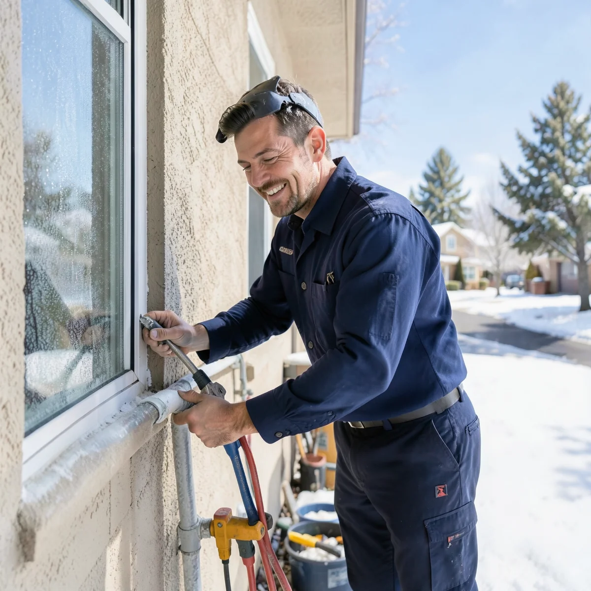 Frozen pipe repair in Arvada, CO
