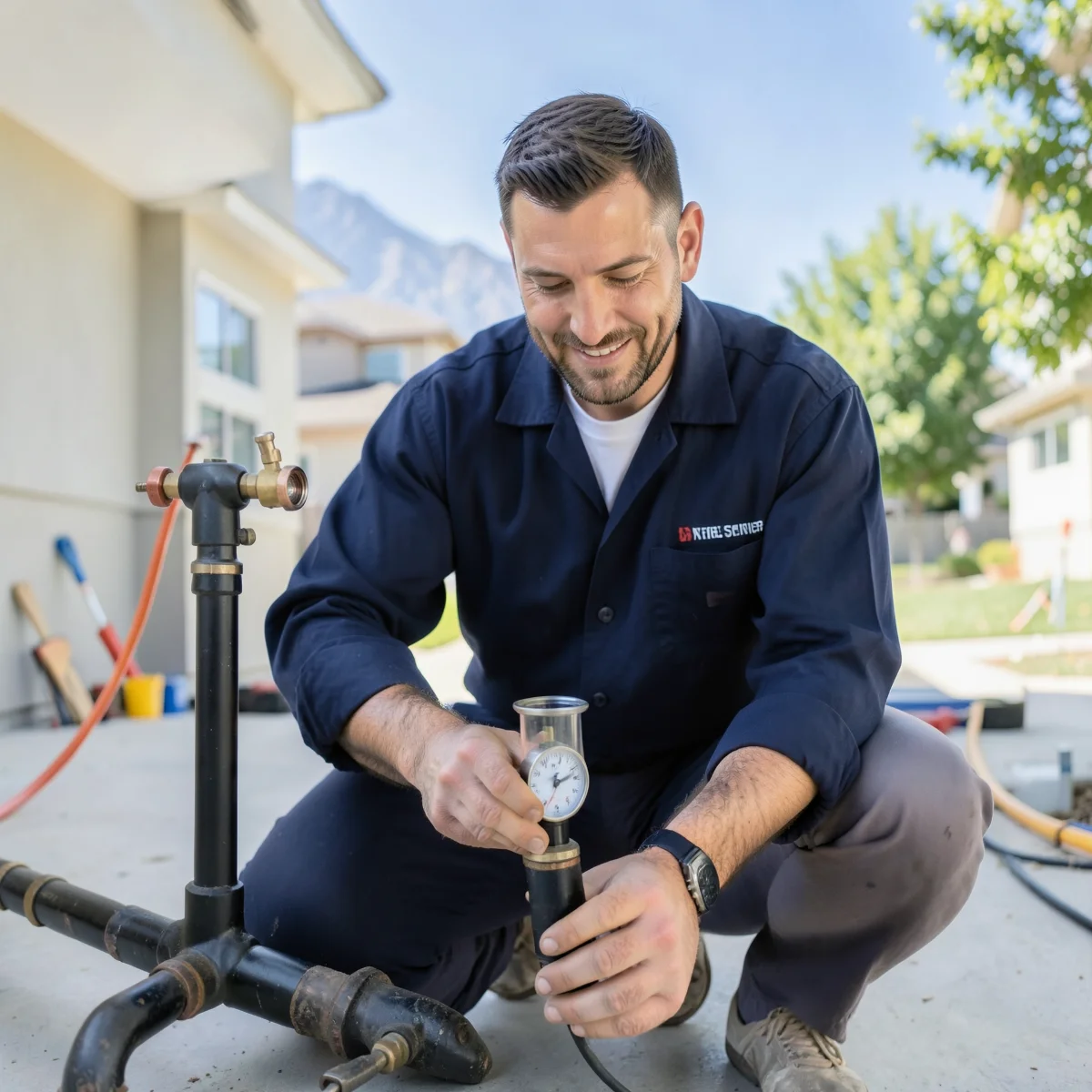 Gas line plumbing in Arvada, CO