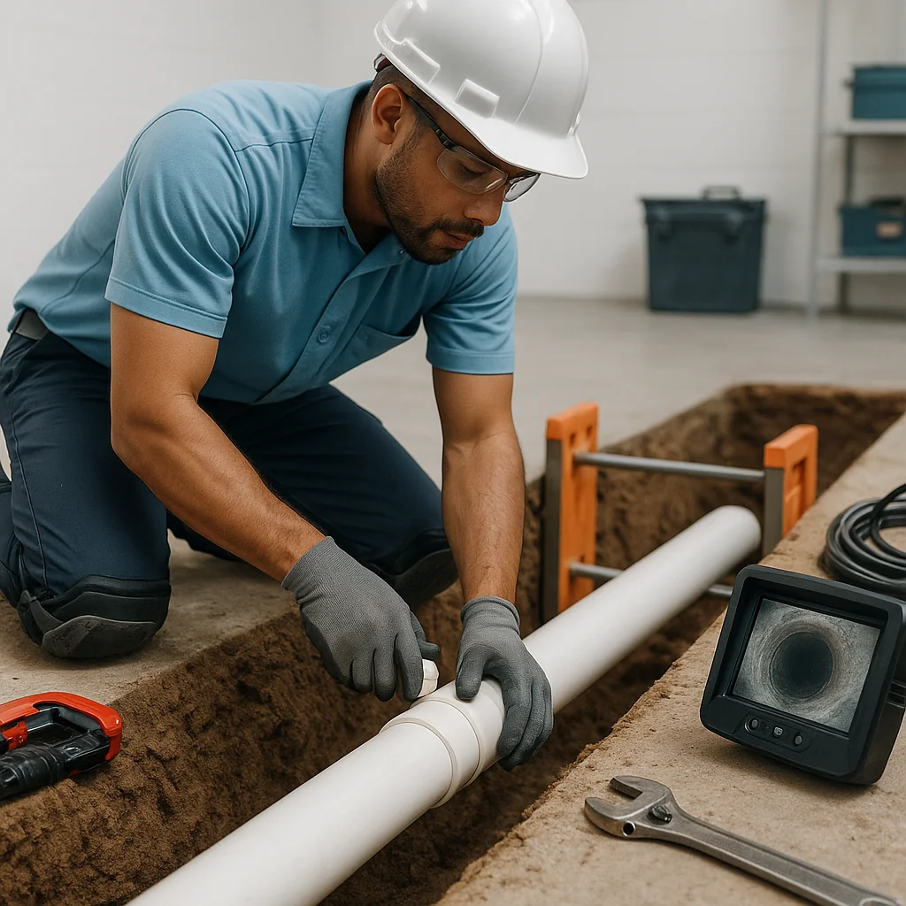 Sewer line repair and replacement