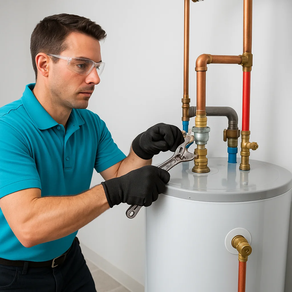 Water heater installation