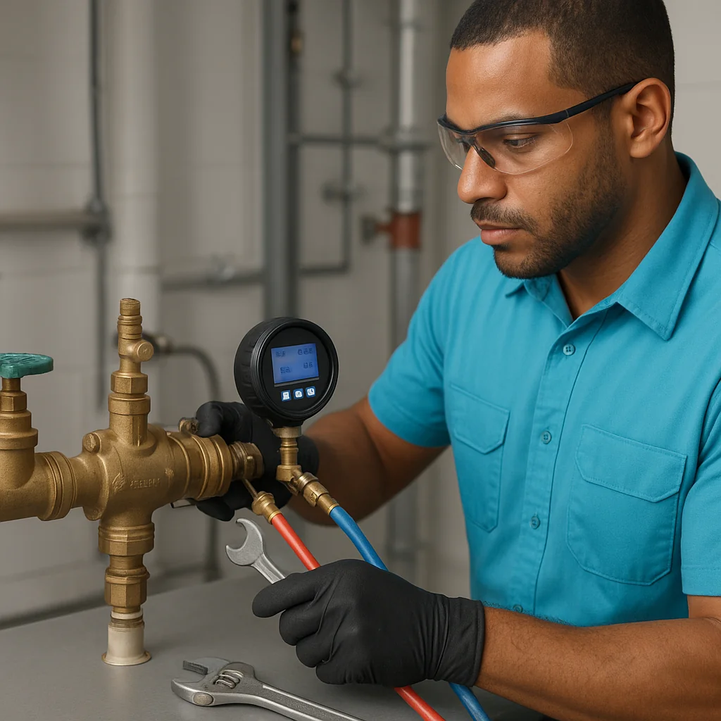 Backflow testing and prevention