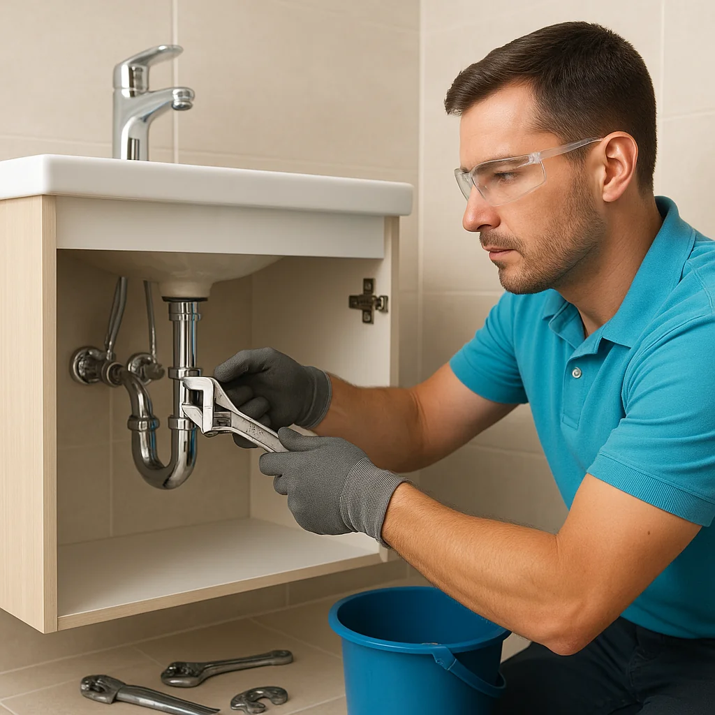 Bathroom plumbing remodeling