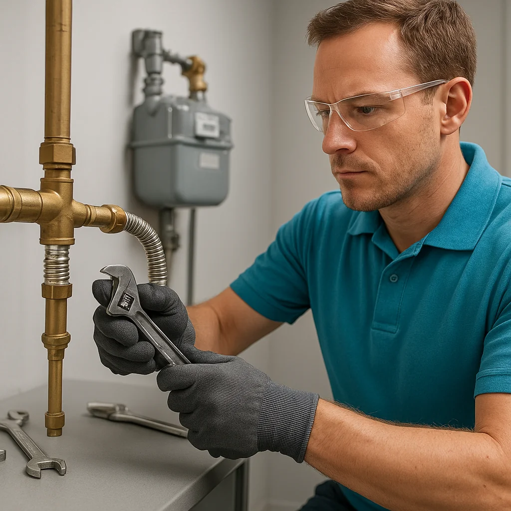 Gas line repair and installation