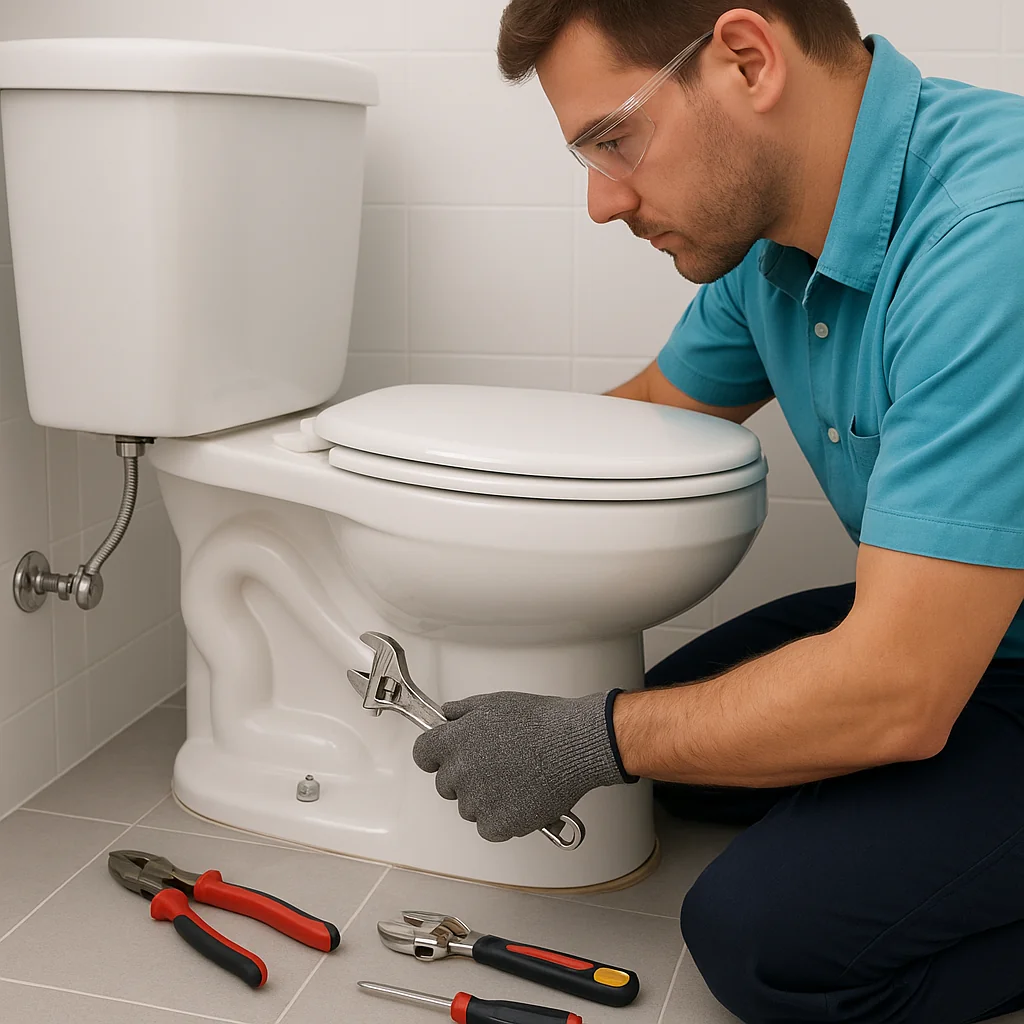 Toilet repair and installation