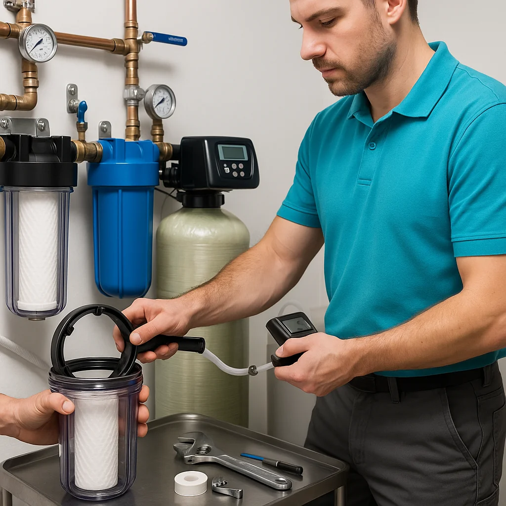 Water filtration and softener systems